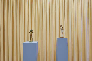 Jaroslav Hladký: Potápěč (studie), 1981 a Jaroslav Hladký: Školačka (studie), 1979; foto: Filip Beránek