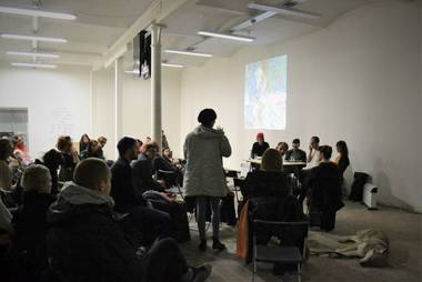 Diskuse se konala v Galerii Kurzor při příležitosti představení výstavních katalogů Podmínky nemožnosti